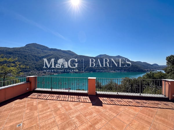 VILLA SIGNORILE con super Vista Lago Lugano 7