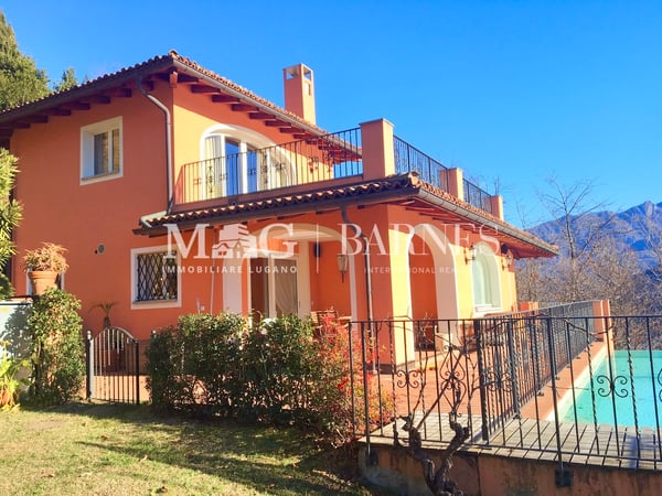 VILLA SIGNORILE con super Vista Lago Lugano 4