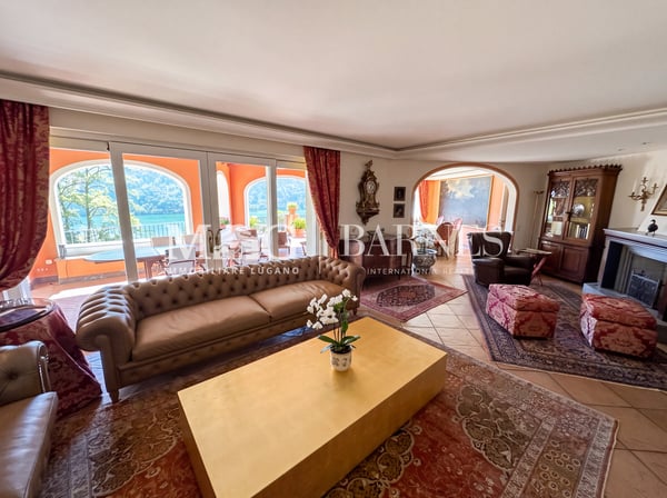 VILLA SIGNORILE con super Vista Lago Lugano 8