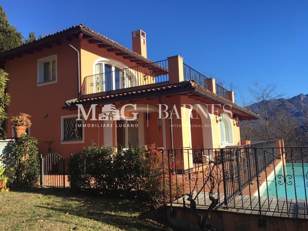 VILLA SIGNORILE con super Vista Lago Lugano 7