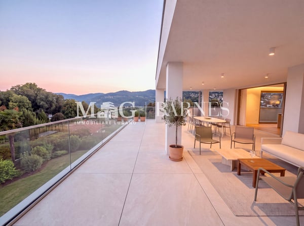 Collina d'Oro: Nuovo attico con 190 m² di terrazze 7