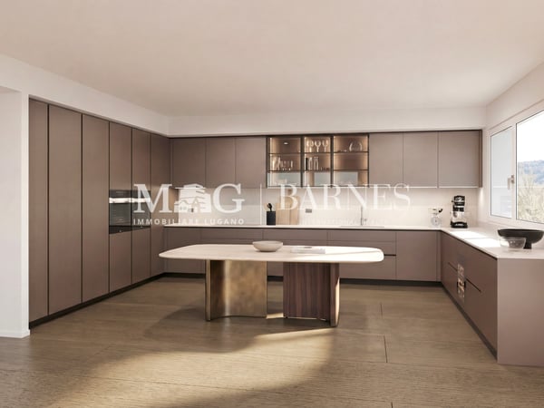 Collina d'Oro: Nuovo attico con 190 m² di terrazze 4