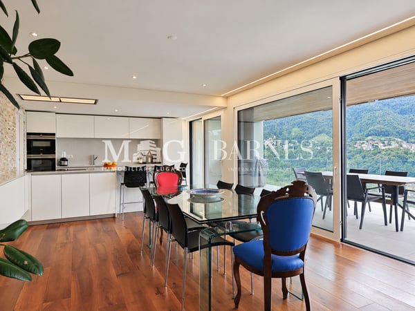 Lugano, Canobbio: Attico 4.5 loc. moderno vista lago e grande terrazza 6