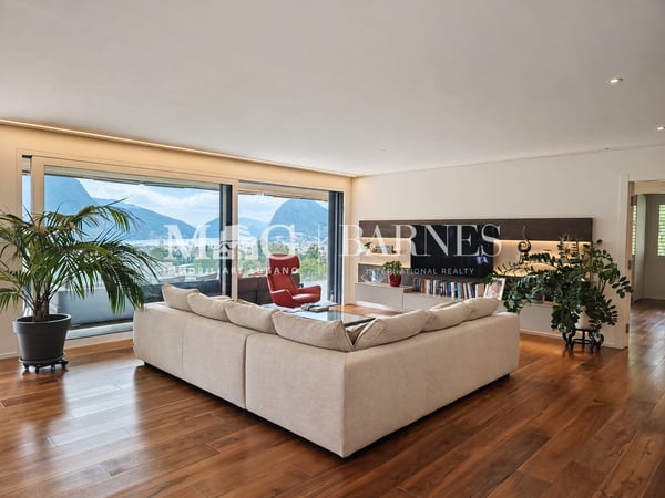 Lugano, Canobbio: Attico 4.5 loc. moderno vista lago e grande terrazza 4
