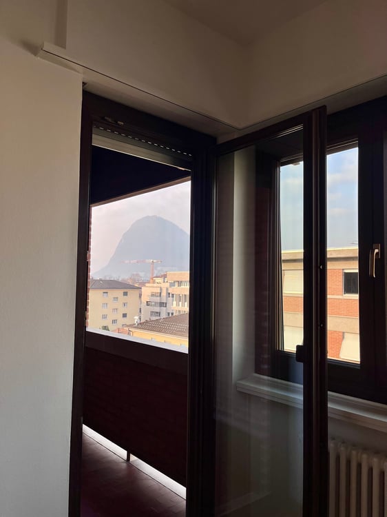 Monolocale con balcone e vista panoramica a Lugano 15