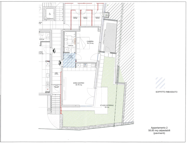 Moderno appartamento 3.5 locali con vista lago a Massagno (int.1) 11