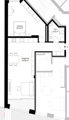Moderno appartamento di 2.5 locali con vista a Paradiso, Lugano 5