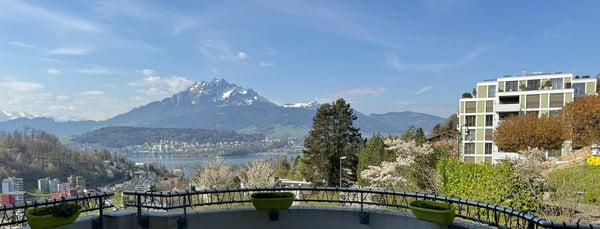 Traumhafte Dachwohnung mit riesengrosser Terrasse mit Blick auf das Luzerner Seebecken 1
