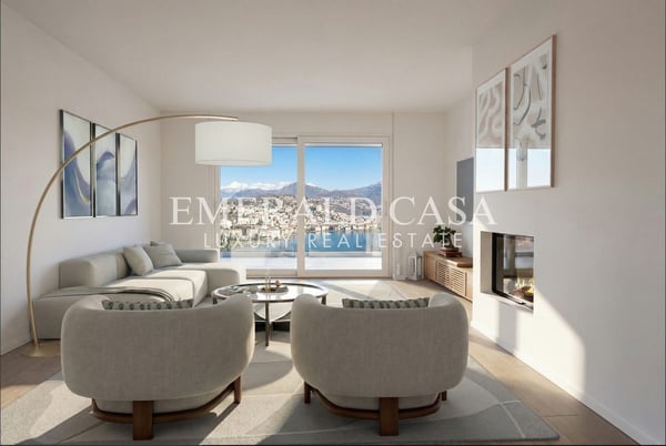 Elegante 4.5 Locali con Terrazze e Vista Lago 1
