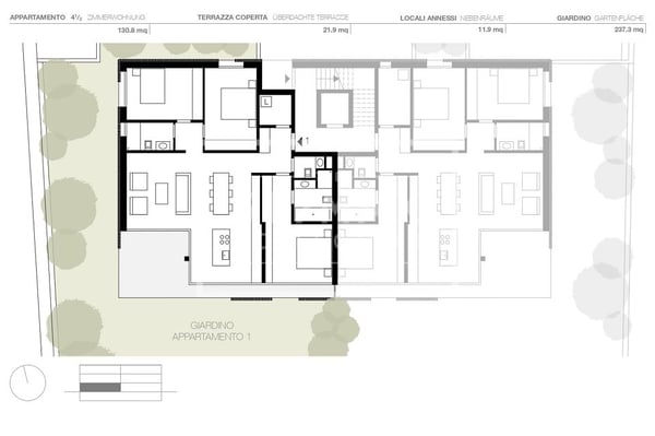 Lusso allo stato puro ad Ascona - Appartamento con giardino di 2.5 locali 4