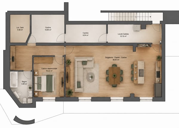 Casa bifamiliare con vista panoramica ad Agno 13