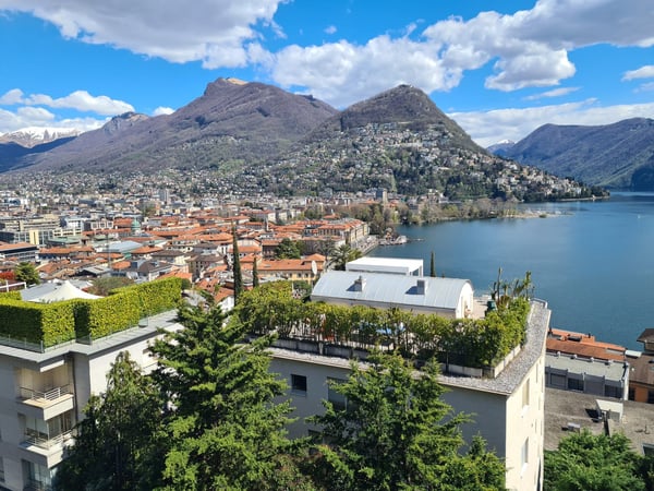 Vista lago mozzafiato...