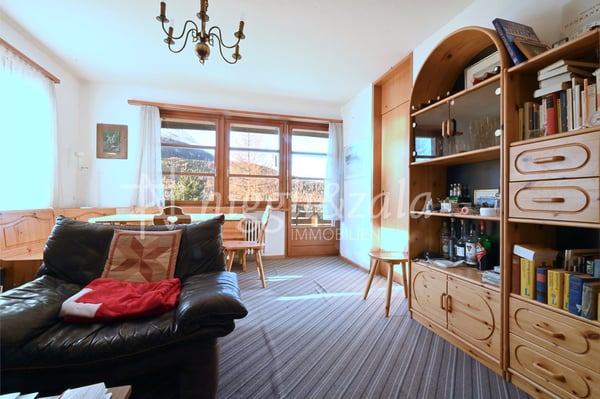 Gut besonnte 1-Zimmerwohnung mit Weitblick am oberen Dorfrand von Pontresina 2
