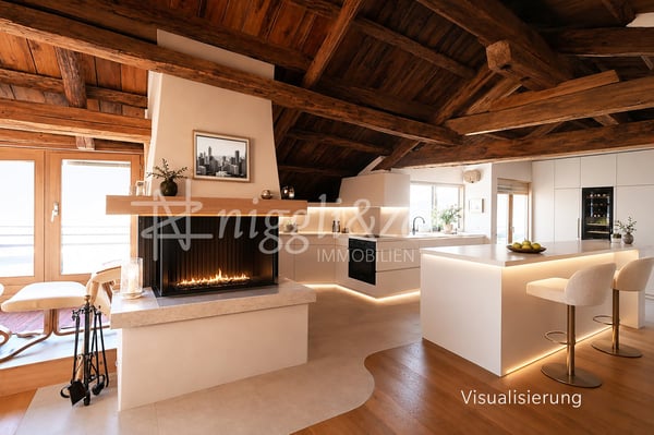 4.5-Zimmer-Dachmaisonettewohnung in historischem Engadinerhaus 1