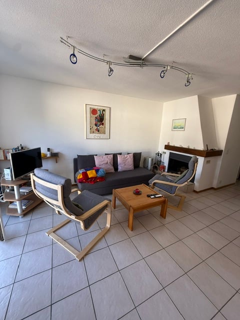 Accogliente appartamento di 2 locali con balcone e vista sulle montagne a Ponte Capriasca 4