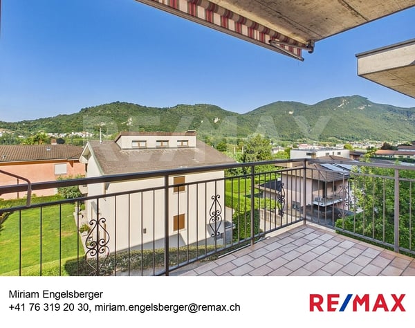 4.5 locali con terrazza, ultimo piano