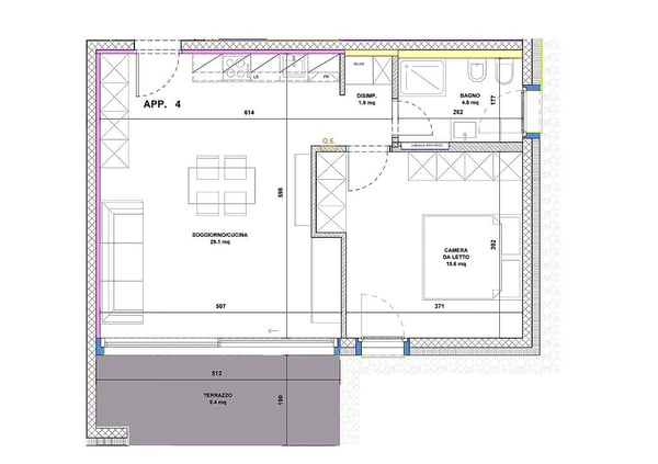 Nuovi appartamenti di 2.5 locali con giardino a Camorino 11