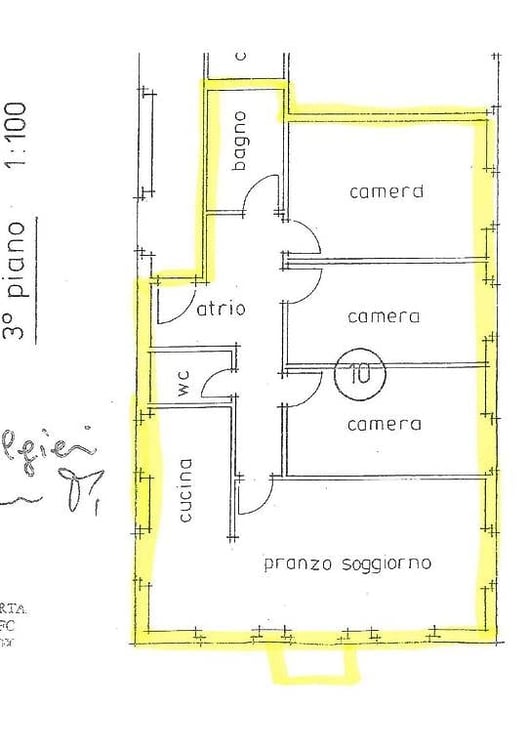 4.5 locali - ultimo piano - Giubiasco 13
