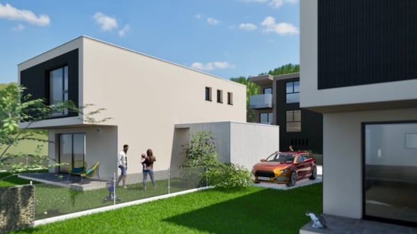 Moderna villetta da costruire a Contone 7