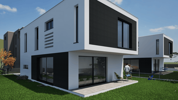 Moderna villetta da costruire a Contone 2