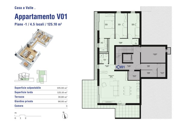 Nuovo appartamento 4.5 locali con giardino a Cadenazzo 10