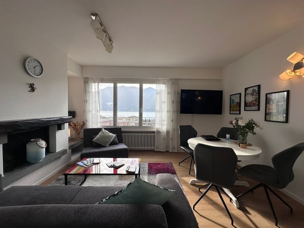 1 ½ locali ammobiliato con vista lago a Muralto 8