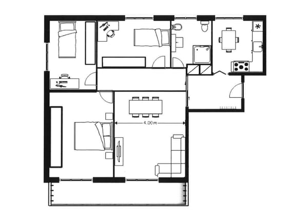 Appartamento di 1.5 locali a Bellinzona 11