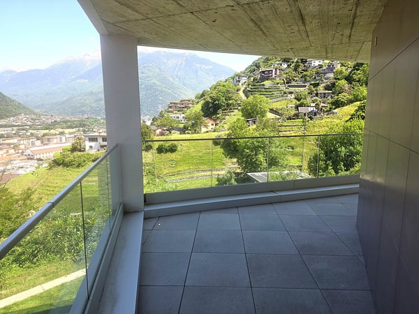 Luminoso appartamento di 4 locali con vista panoramica a Bellinzona 3