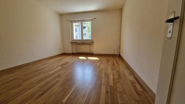 Komplett renovierte 1-Zimmer-Wohnung mit Gartensitzplatz und grossem Bastelraum an sehr ruhiger Lage 2