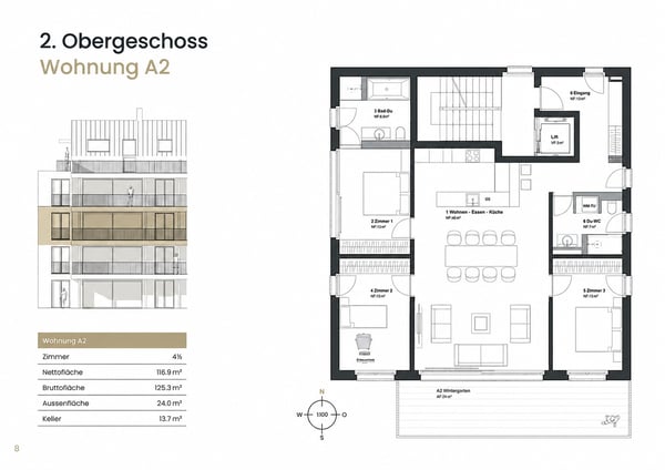 Exklusive 4½-Zimmer-Eigentumswohnung im Salva53 – modernes Wohnen an zentraler Lage in Chur 38