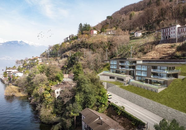 Attika-Wohnung mit Panoramasicht auf den See 2