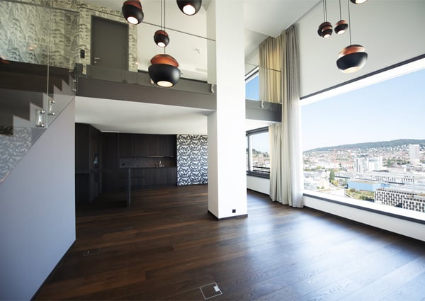 Zweistöckiges Luxus-Penthouse mit fantastischer Sicht über die Stadt Zürich 2