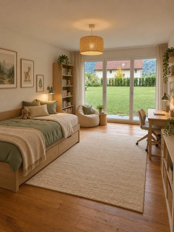 Viel Platz, eigener Garten und Ruhe - 2.5-Zimmer-Wohnung in Maienfeld 3