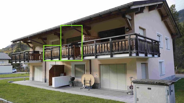 Wohnung am Fluss und Waldrand inklusive Aussenparkplatz 6