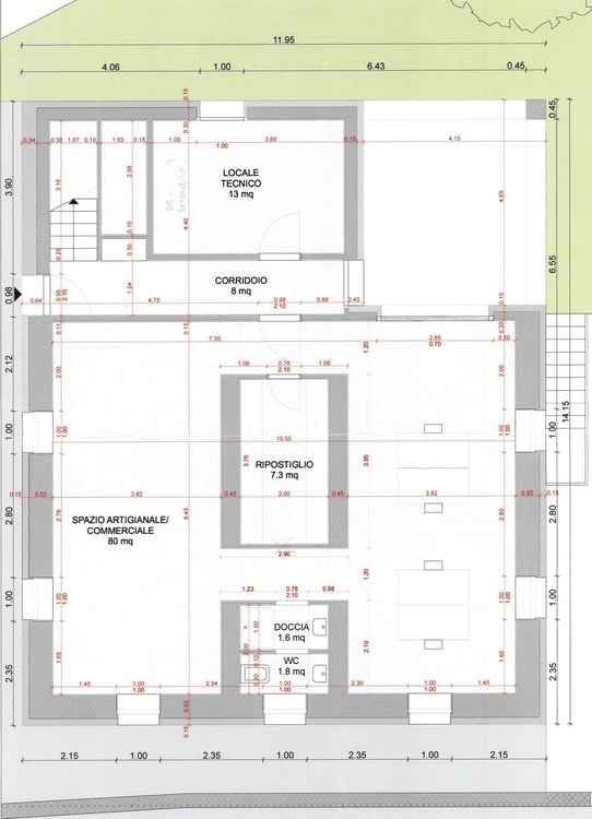 Casa totalmente ristrutturata: 2 appartamenti e ufficio in zona strategica 11