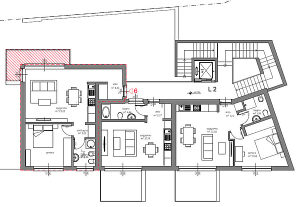 Nuovo appartamento in piccola palazzina immersa nel verde 8