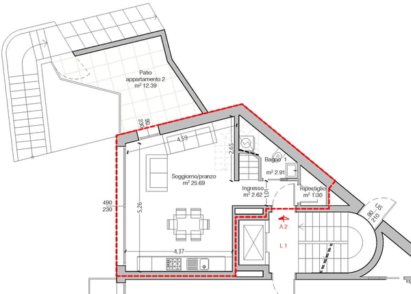 Elegante duplex in zona comoda e tranquilla 7