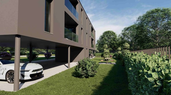 Nuovo appartamento con grande giardino in elegante residenza di sole 4 unità abitative 8