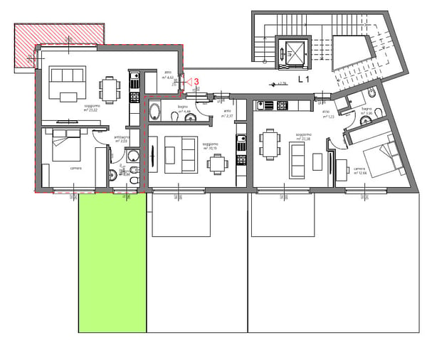Nuovo appartamento con giardino in piccola moderna palazzina 8