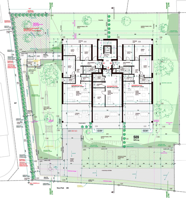 Nuovo appartamento con grande giardino in zona comoda e tranquilla 8
