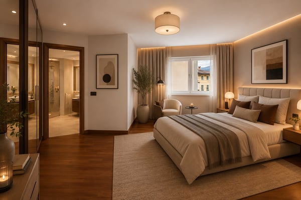 Residenza Diana: Elegante attico con giardino, piscina e vista lago 13