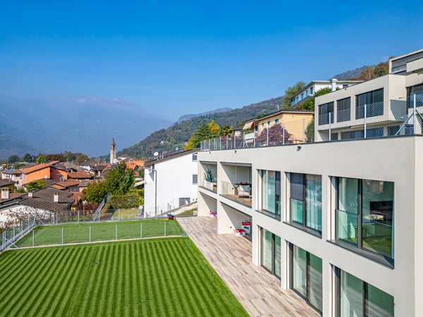 Ampio 2.5 locali con giardino e locale wellness privati 9