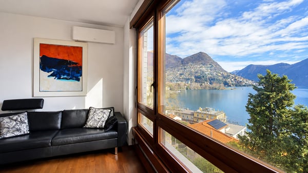 Pied-à-terre nel centro di Lugano con vista aperta sul lago 3