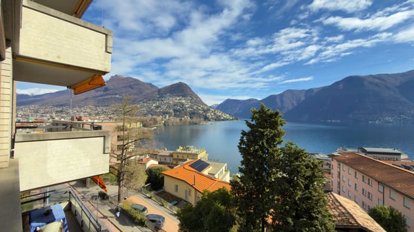 Pied-à-terre nel centro di Lugano con vista aperta sul lago 7
