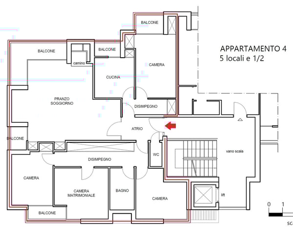 AFFITTASI AMPIO 1.5 LOCALI IN STABILE RECENTEMENTE RINNOVATO 17