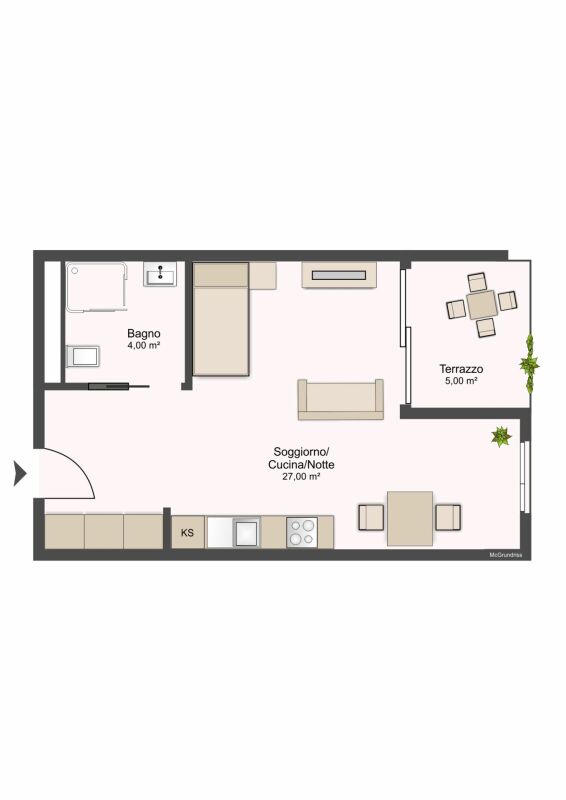 Bild 0090, Gordola, Residenza al Riale C ,appartamento no. 0206