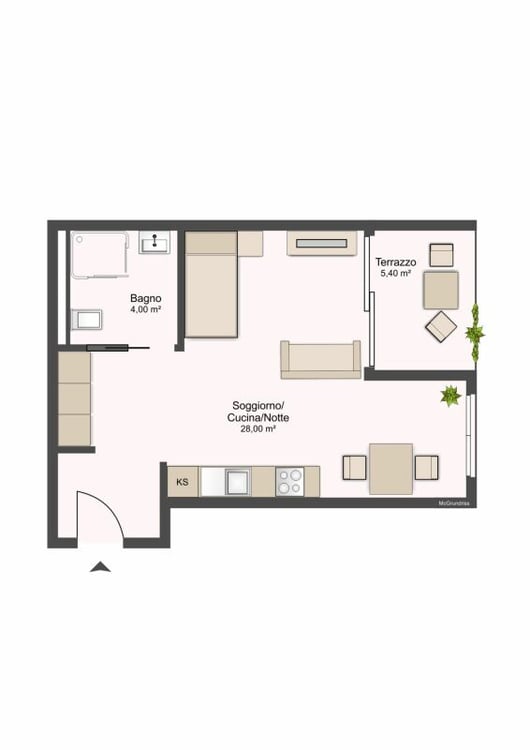 0090,Gordola,Residenza al Riale C copia, appartamento no.0205 2