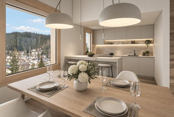 Ferienwohnung mit Bergsicht nahe am See, Laax 3