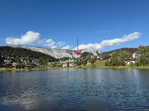 Ferienwohnung mit Bergsicht nahe am See, Laax