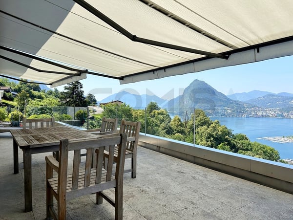 ALBONAGO - Lugano Attico 4.5 con rooftop, vista lago, città, montagne 4